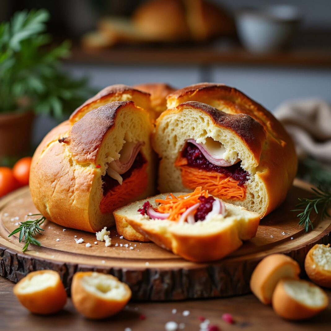 Gefülltes Gewürzbrot Rezept Gefülltes Gewürzbrot Rezept