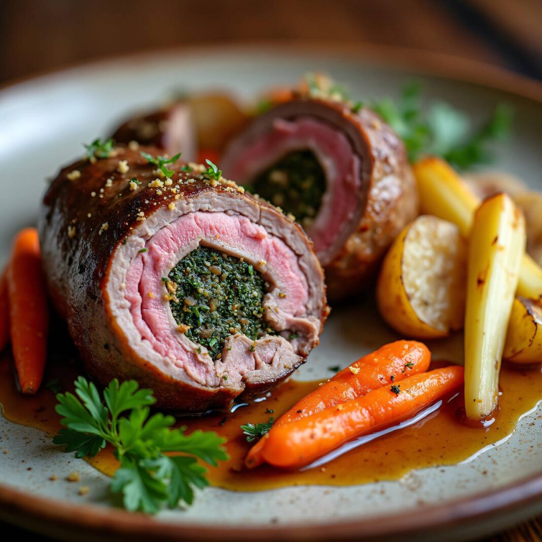 Gefülltes Lammgigot mit Madeirasauce Rezept Gefülltes Lammgigot mit Madeirasauce Rezept