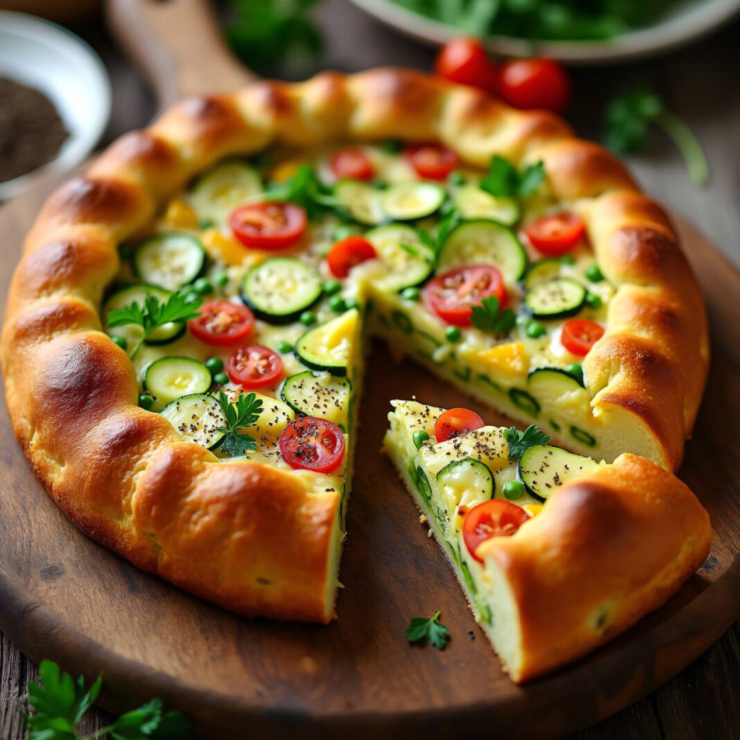 Gemüse-Blechkuchen Rezept Gemüse-Blechkuchen Rezept