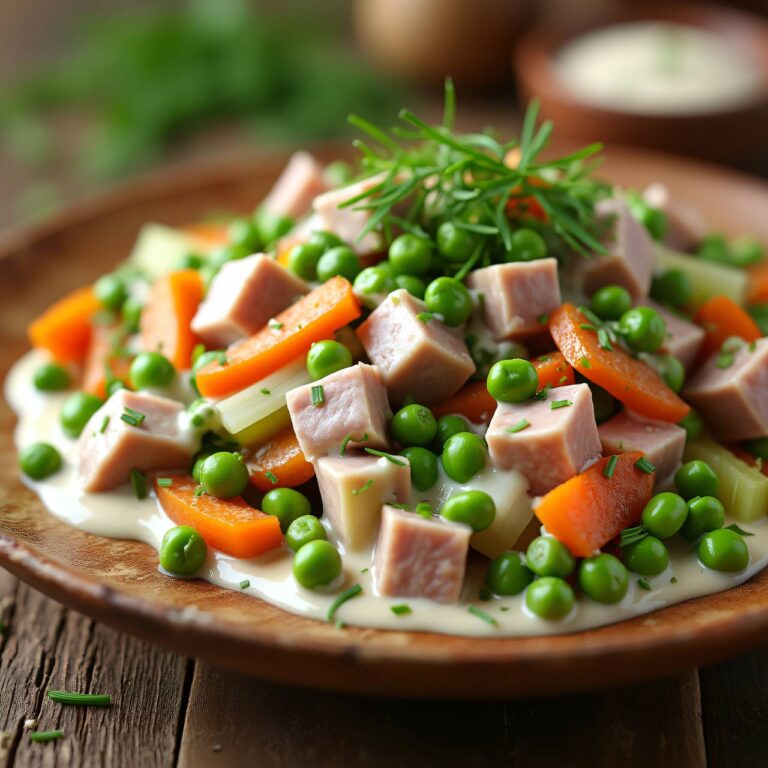 Gemüse-Fleisch-Salat Rezept