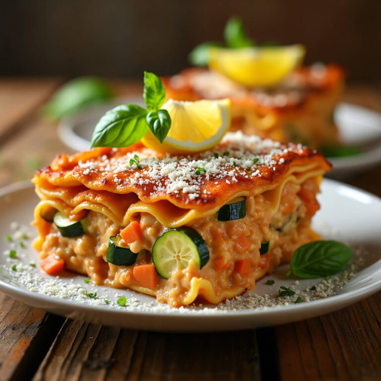 Gemüse-Hühner-Lasagne Rezept