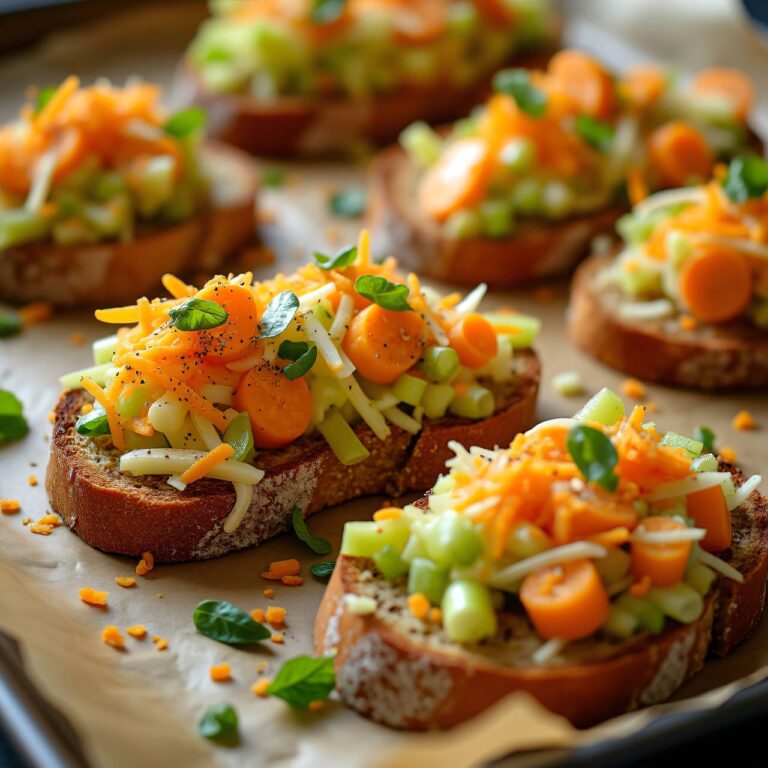 Gemüse-Käseschnitten Rezept