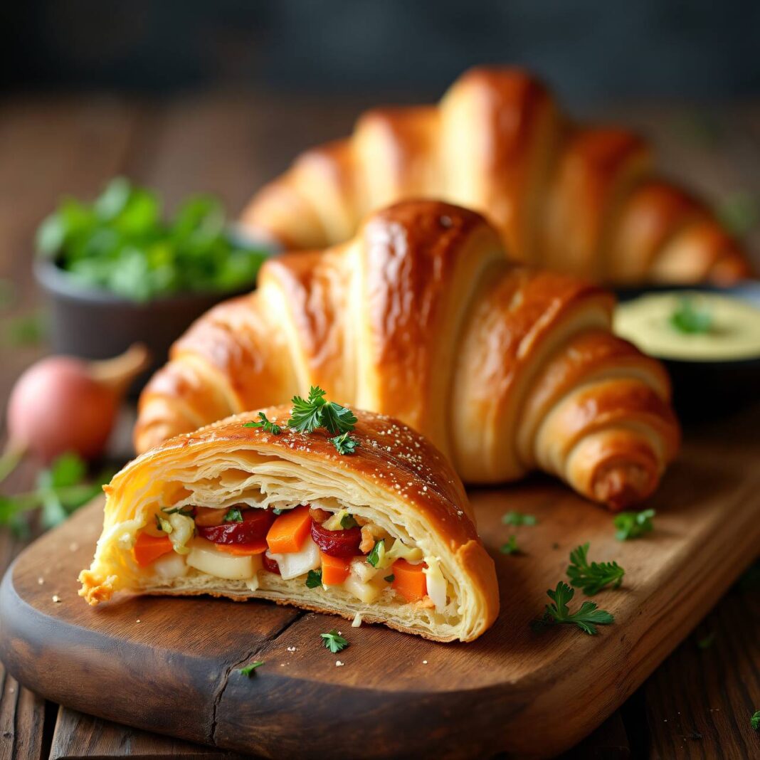 Gemüse-Kipferln Rezept Gemüse-Kipferln Rezept