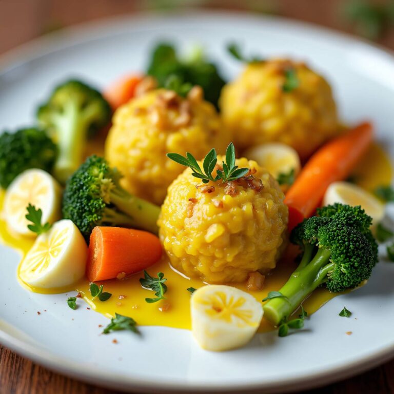Gemüse mit Hirsotto und Currybutter Rezept
