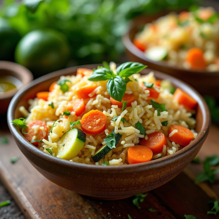 Gemüse-Reis-Pfanne Rezept