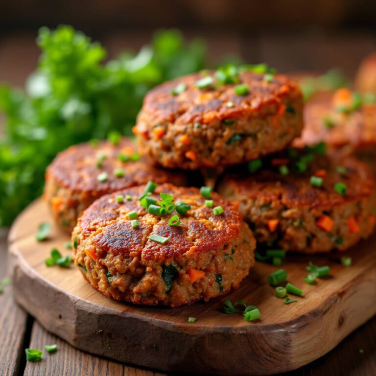 Gemüse-Rindfleisch-Burger Rezept