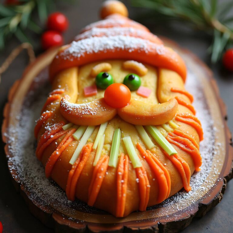 Gemüse-Weihnachtsfigur Rezept