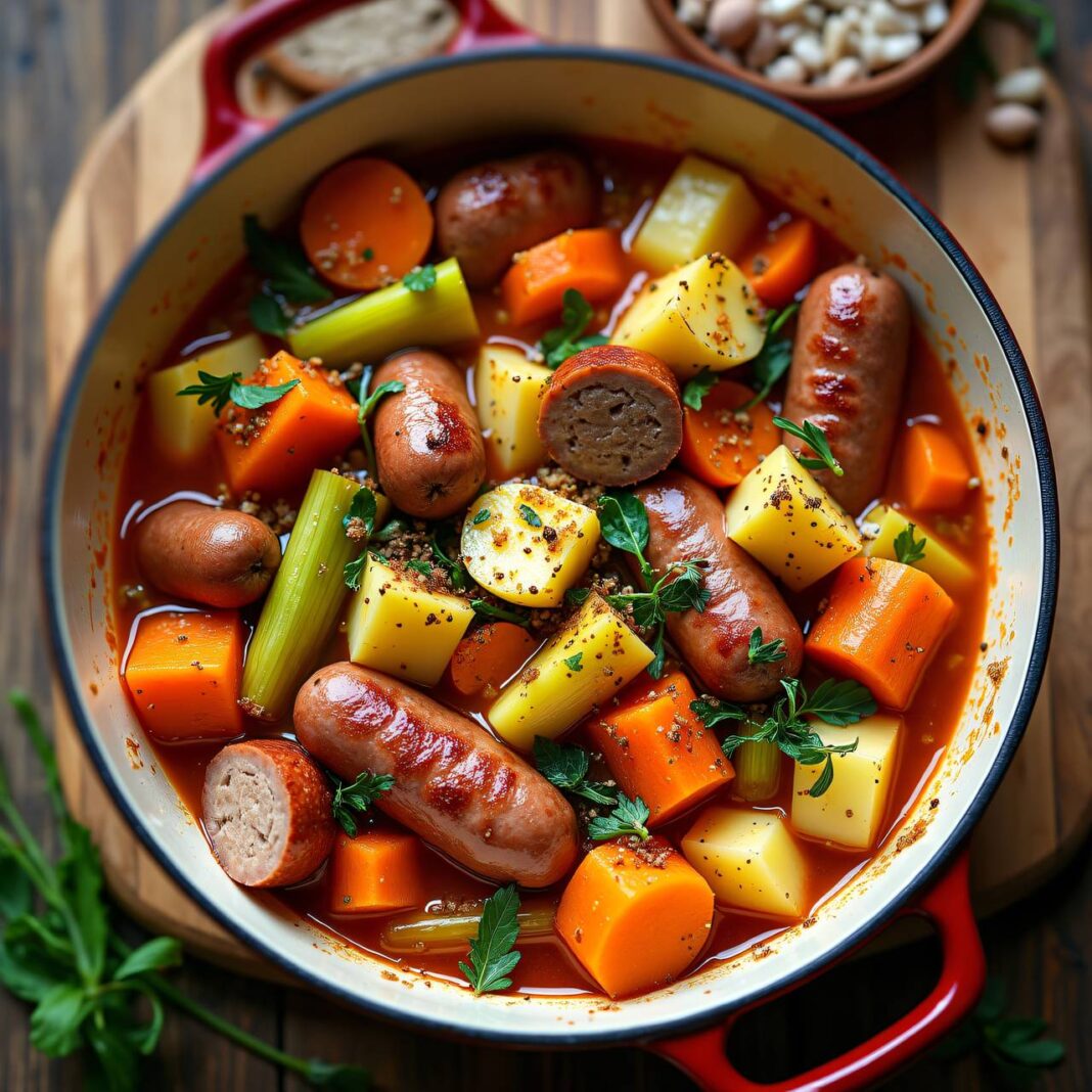 Gemüse-Wurst-Eintopf Rezept Gemüse-Wurst-Eintopf Rezept