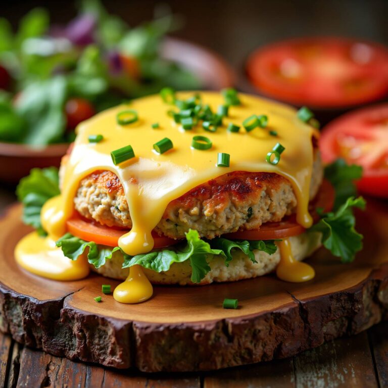 Gemüseburger mit Käse (Veggie-Burger) Rezept