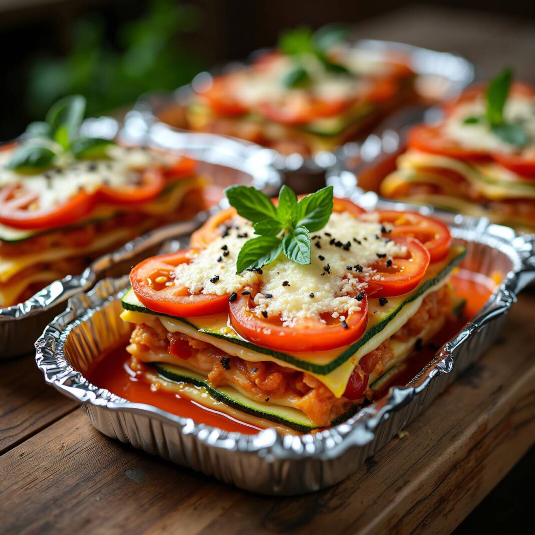 Gemüselasagne ohne Bechamelsauce (Vegetarische Lasagne) Rezept Gemüselasagne ohne Bechamelsauce (Vegetarische Lasagne) Rezept