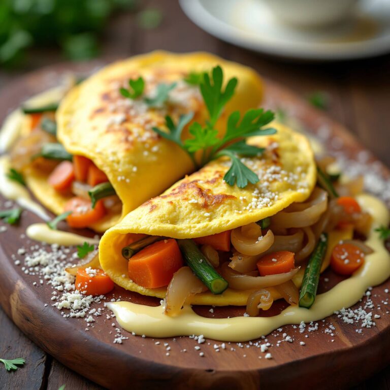 Gemüseomelette Rezept