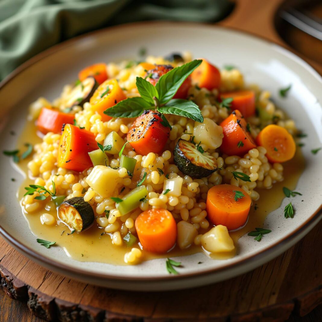 Gemüserisotto mit Honig Rezept Gemüserisotto mit Honig Rezept