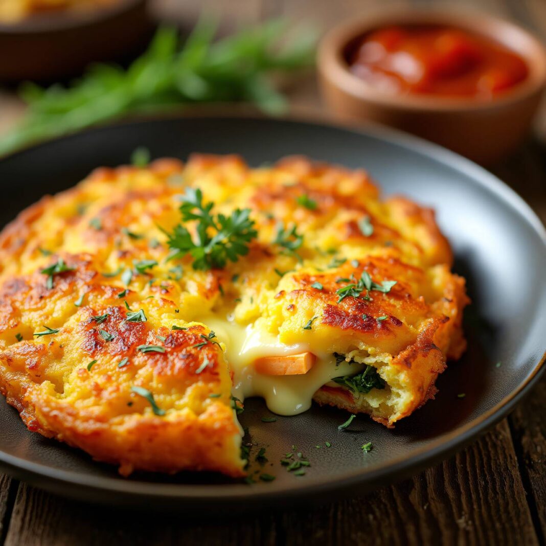 Gemüserösti mit Käsefüllung Rezept Gemüserösti mit Käsefüllung Rezept