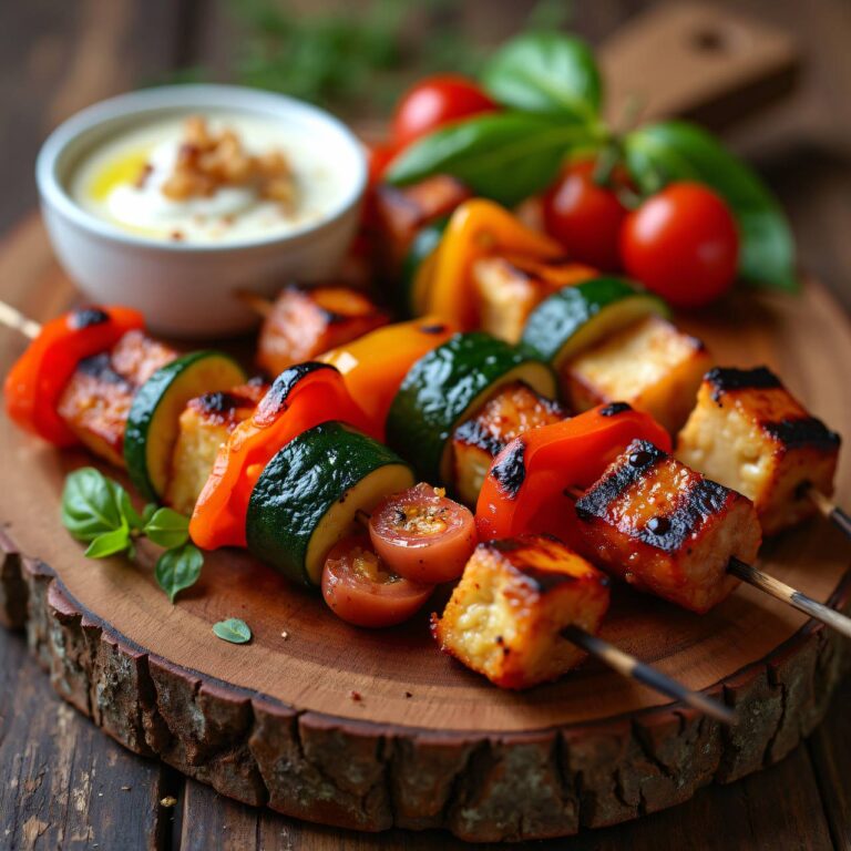 Gemüsespieße mit Cipollata oder Tofu Rezept