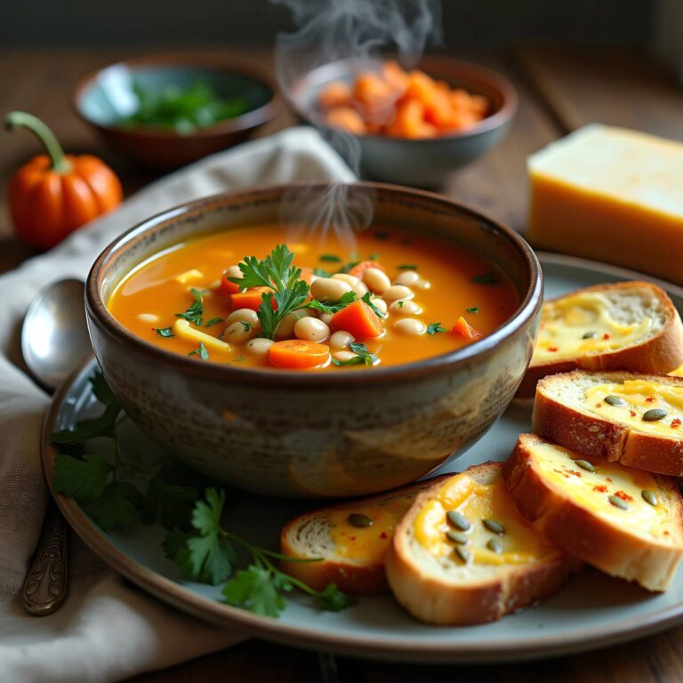 Gemüsesuppe mit Bohnen Rezept