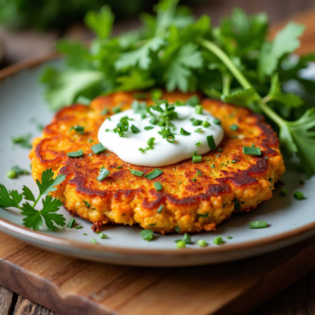 Gemüsetätschli mit Hirse Rezept Gemüsetätschli mit Hirse Rezept