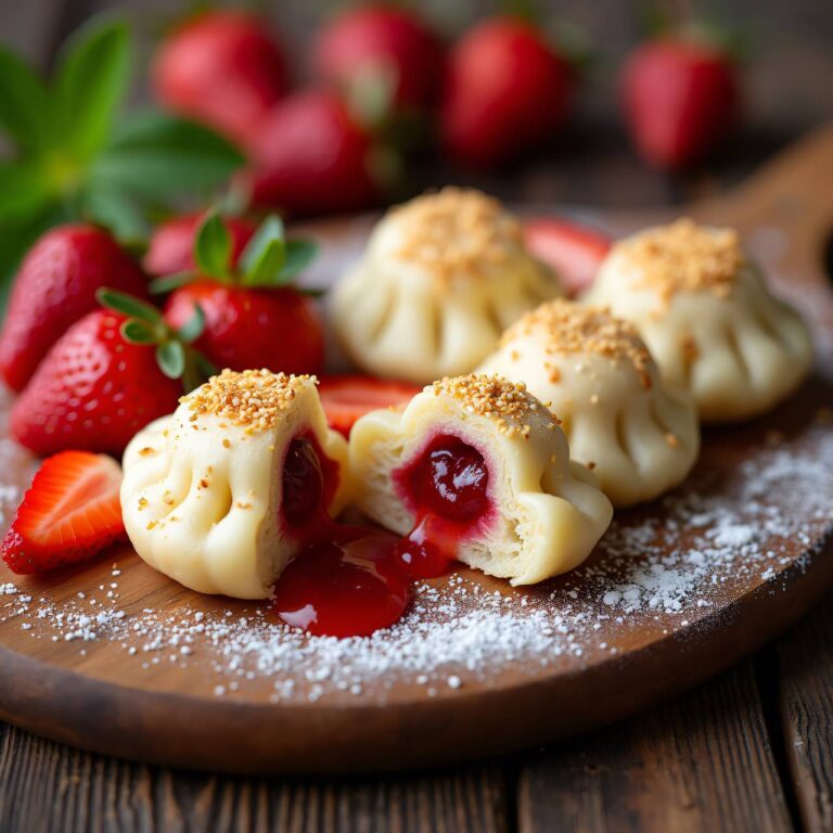 Germknödel mit Erdbeeren Rezept
