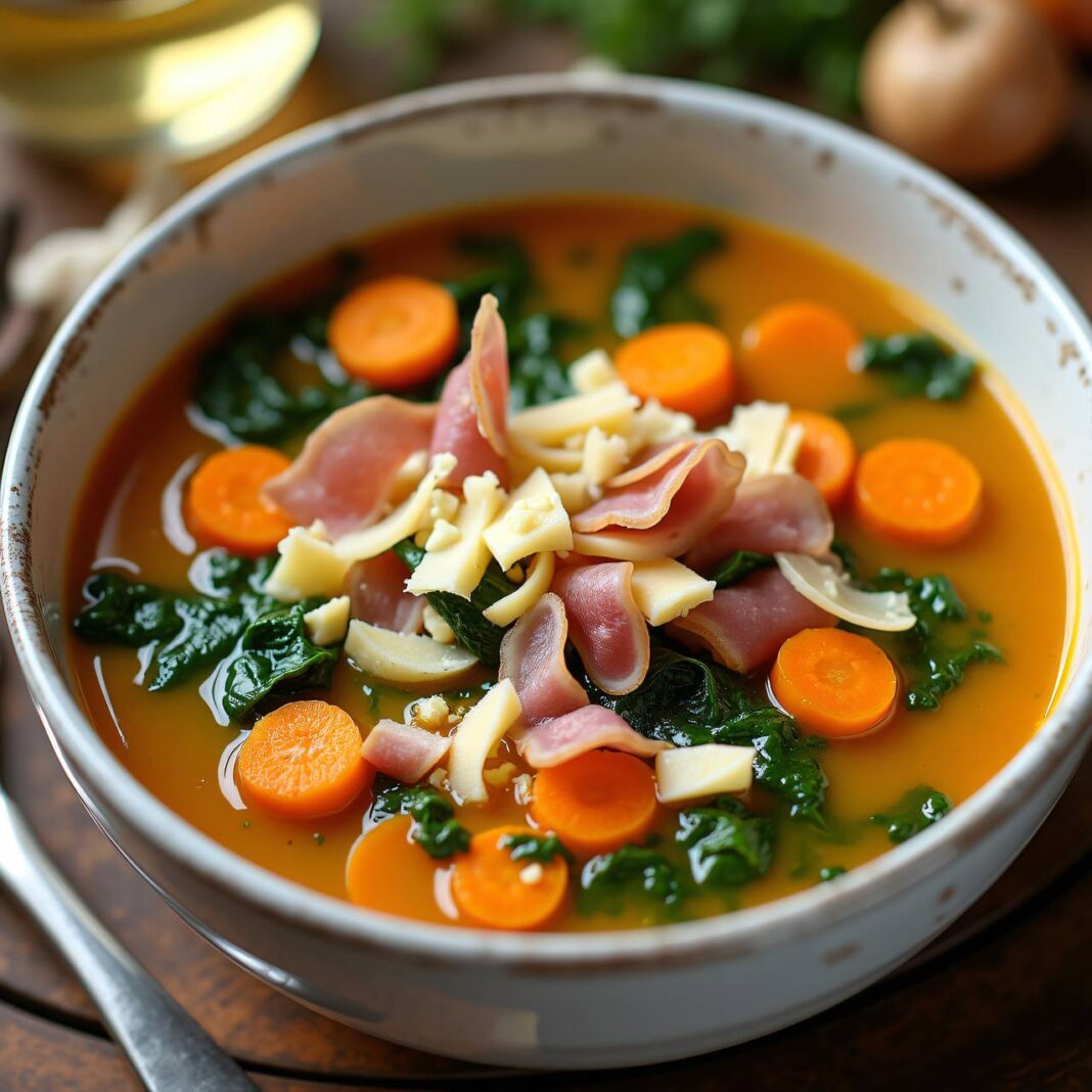 Gersten-Suppe mit Blattgemüse Rezept Gersten-Suppe mit Blattgemüse Rezept