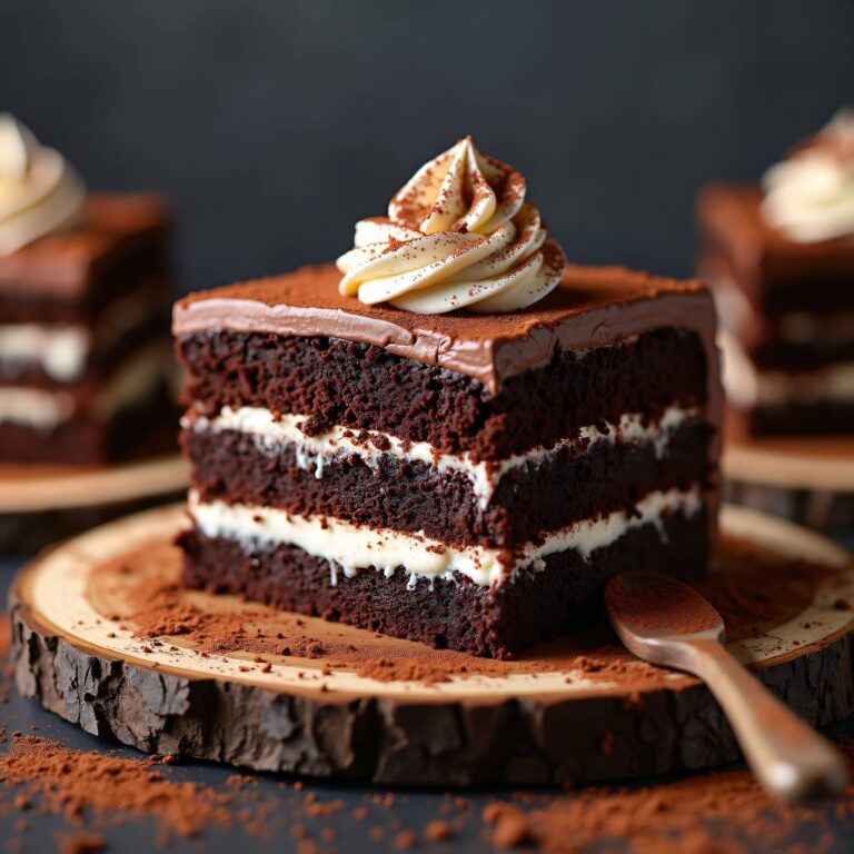 Geschichteter Schokokuchen mit Ricotta Rezept