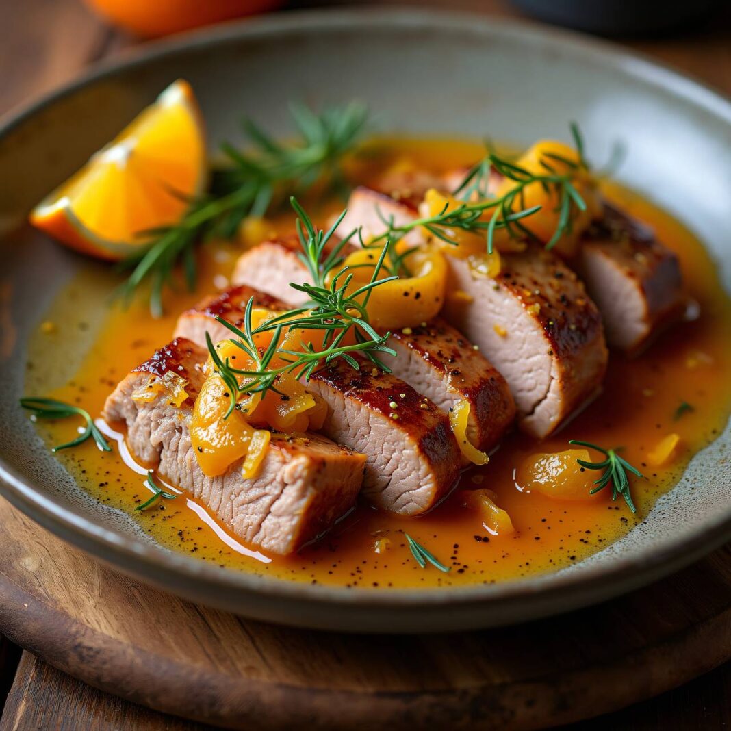 Geschnetzeltes an Orangen-Kümmelsauce Rezept Geschnetzeltes an Orangen-Kümmelsauce Rezept
