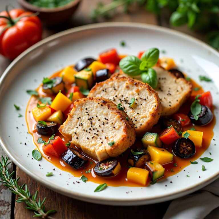 Geschnetzeltes Kalbfleisch an Gemüsesauce Rezept