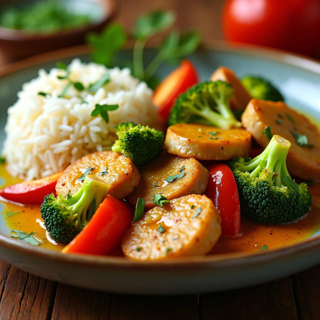 Geschnetzeltes mit Currygemüse Rezept Geschnetzeltes mit Currygemüse Rezept