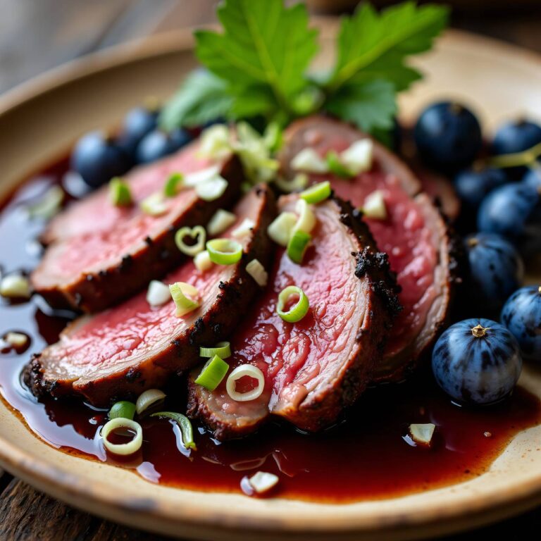 Geschnetzeltes Wildfleisch mit Trauben Rezept
