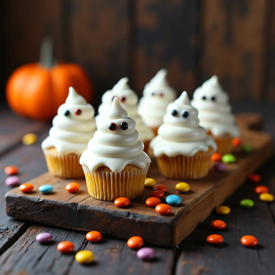Gespenster-Muffins (Halloween-Muffins) Rezept Gespenster-Muffins (Halloween-Muffins) Rezept