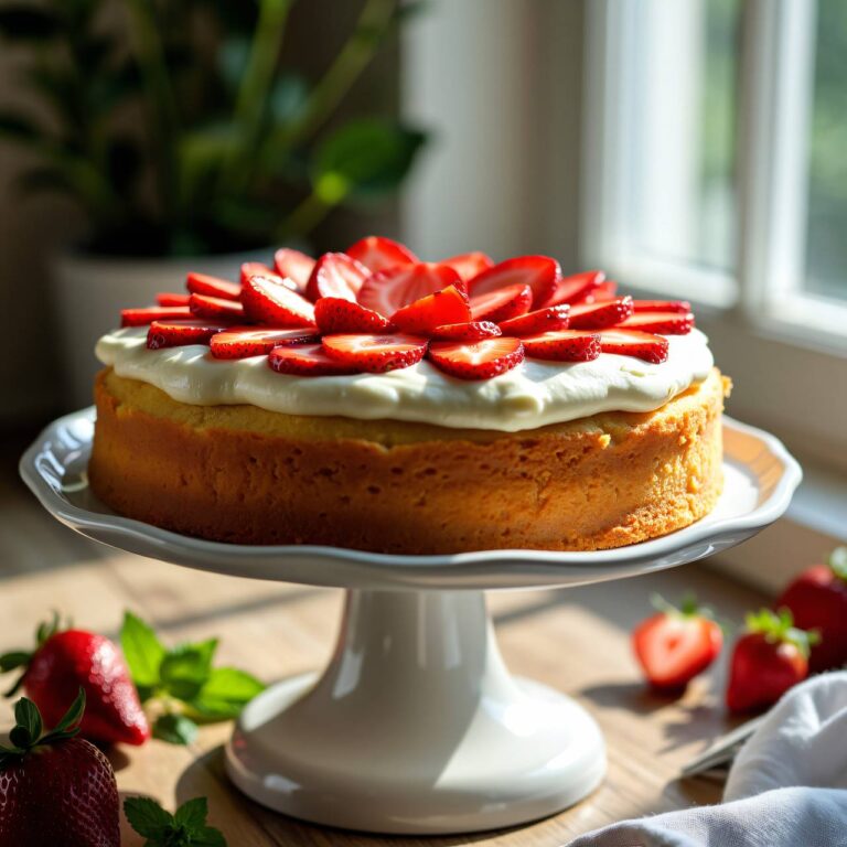 Getränkte Erdbeertorte Rezept