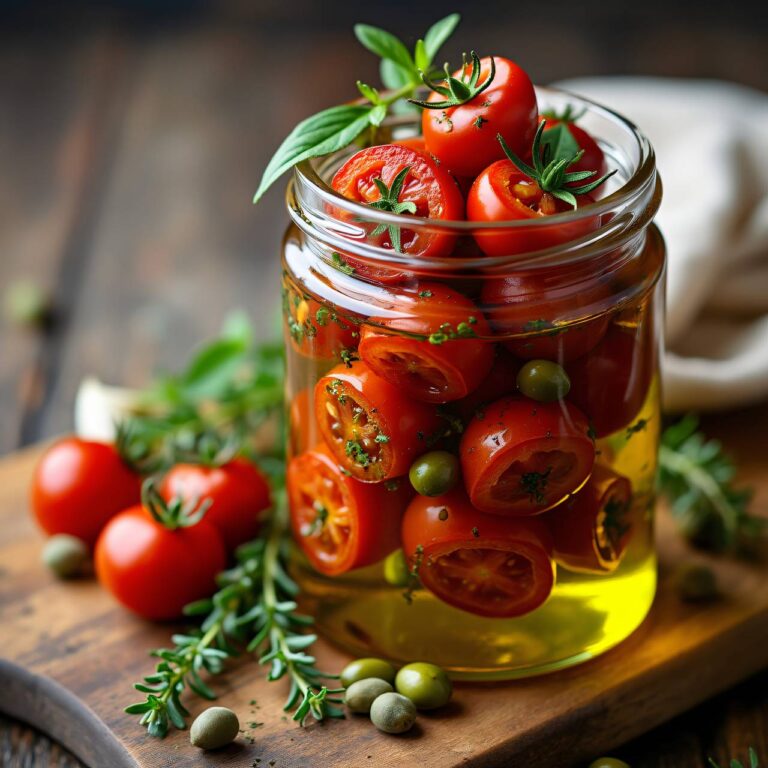 Getrocknete Tomaten in Würzöl Rezept
