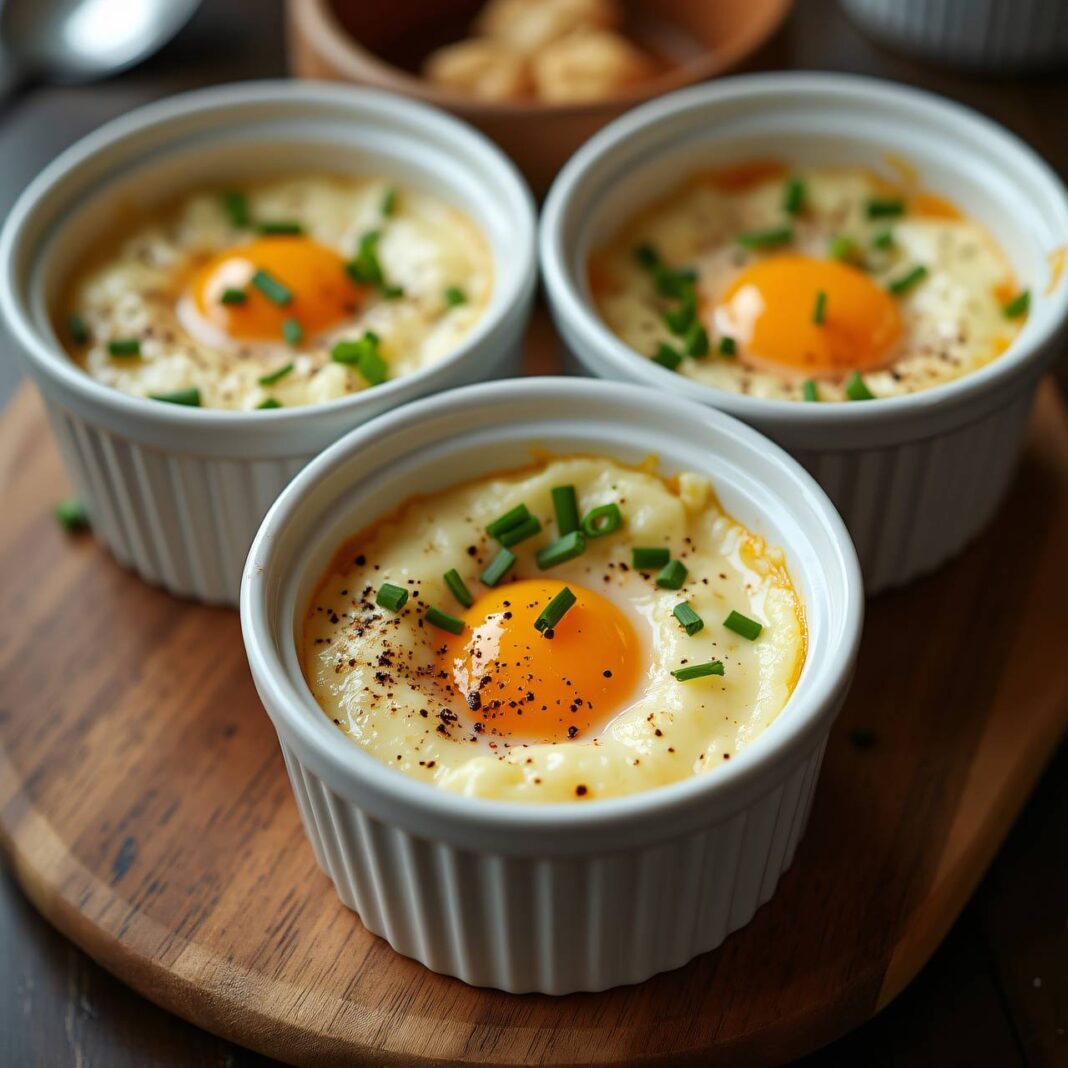 Getrüffelte Eiertöpfe Rezept Getrüffelte Eiertöpfe Rezept