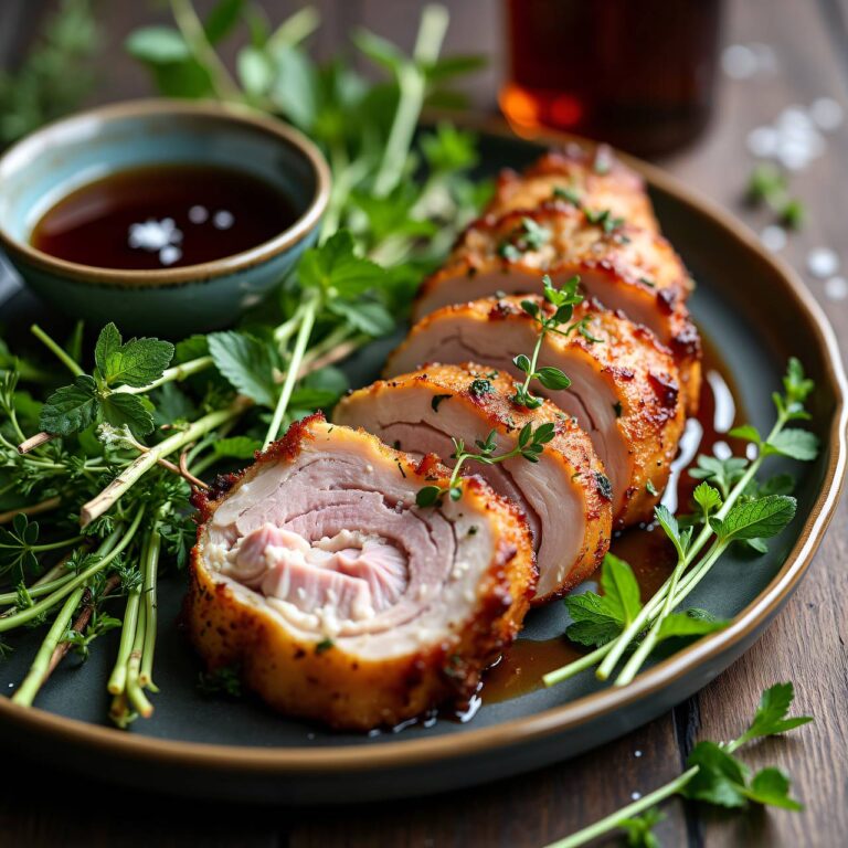 Gitzischlegel im Gras gebraten Rezept