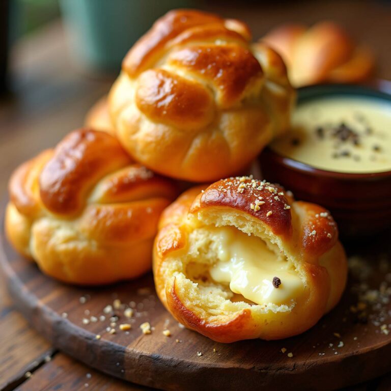 Gougères (Käse-Windbeutel) Rezept
