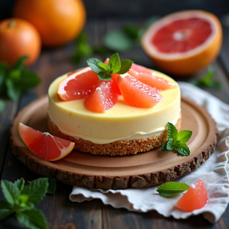 Grapefruit-Quarkkuchen Rezept