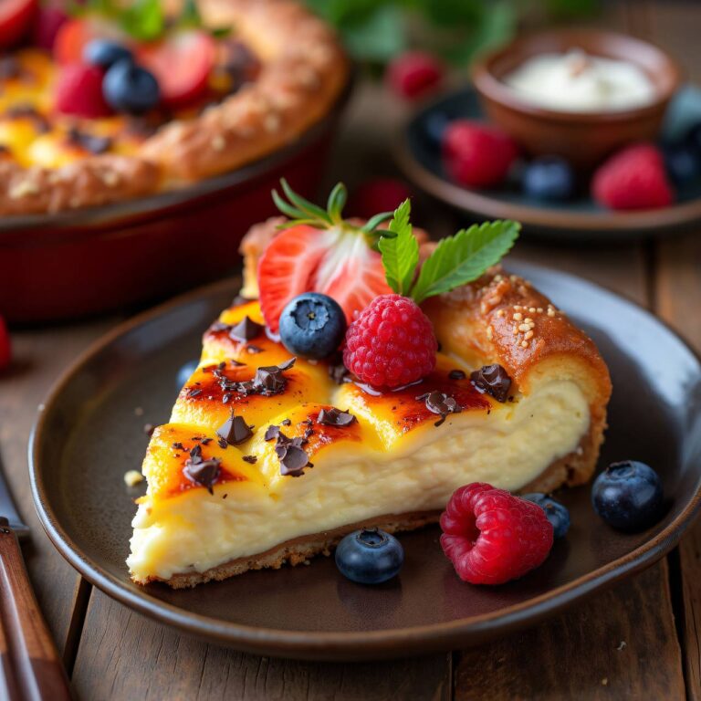 Gratin mit Gebäckresten und Cheesecake-Guss (No Food Waste) Rezept
