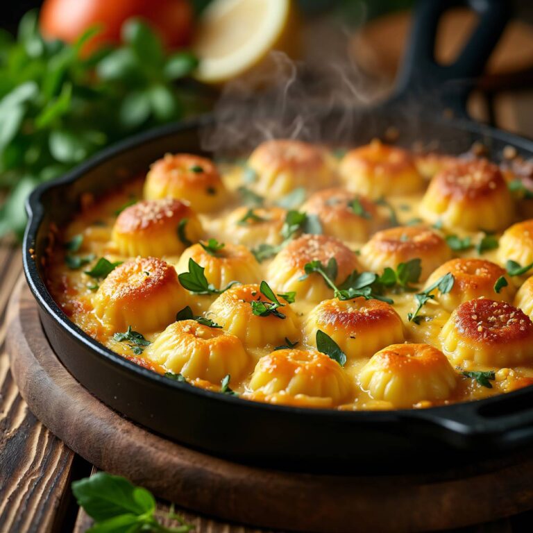 Gratinierte Bärlauch-Gnocchi Rezept