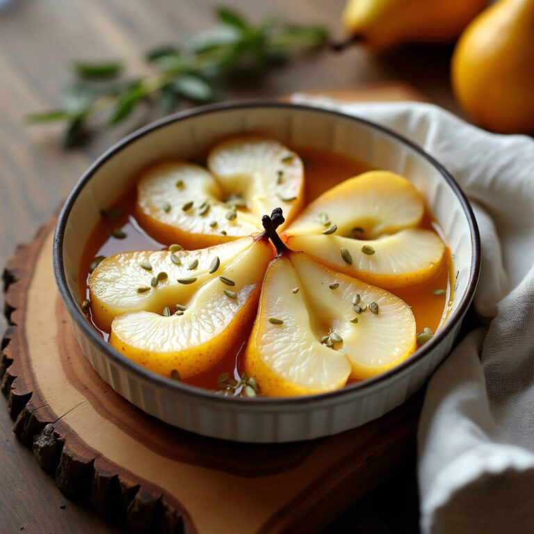 Gratinierte Birnen mit Käse Rezept