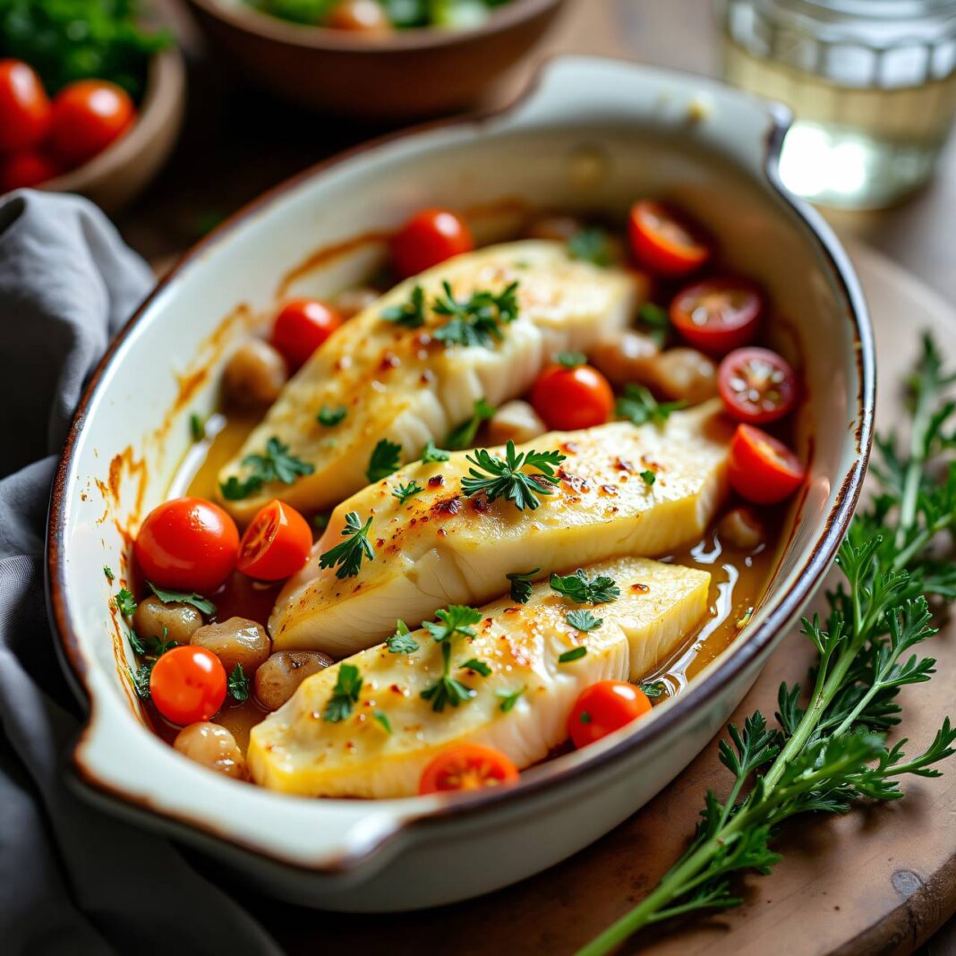 Gratinierte Fischfilets Rezept Gratinierte Fischfilets Rezept