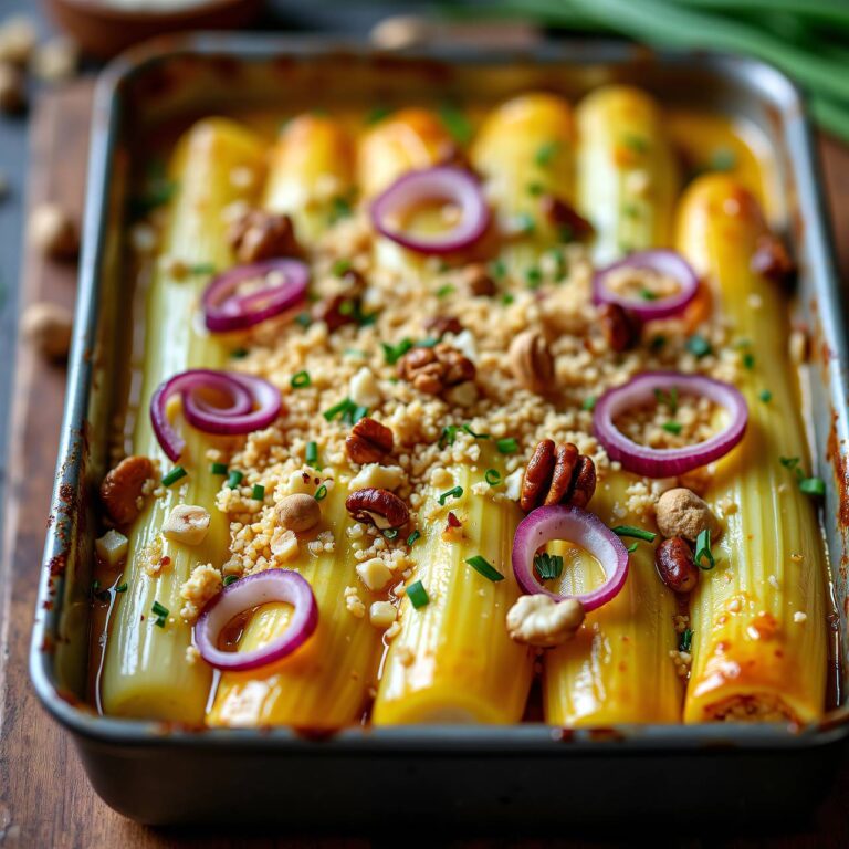 Gratinierter Lauch (Low Carb) Rezept