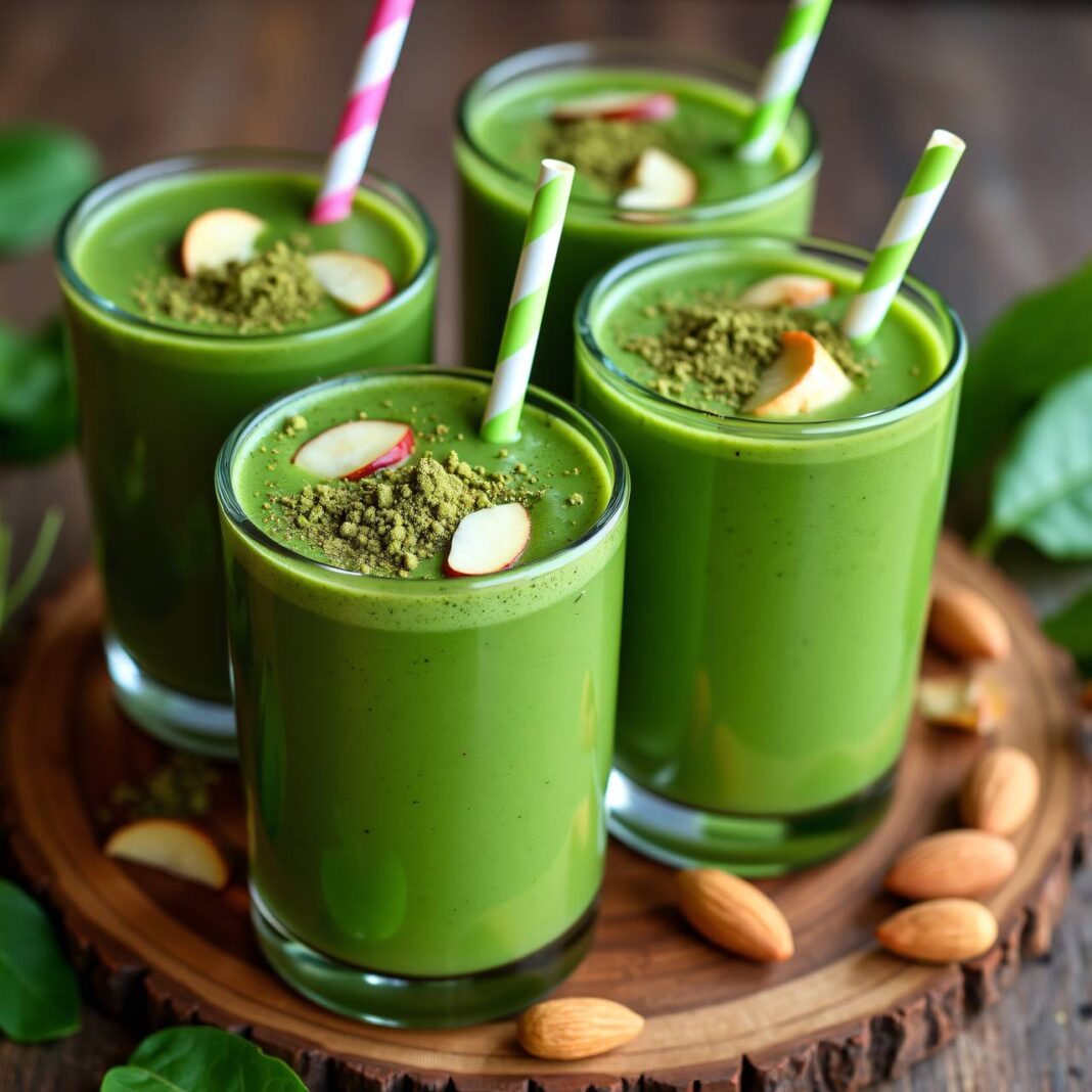 Green Smoothie (Spinat-Apfel-Hagebutte) Rezept Green Smoothie (Spinat-Apfel-Hagebutte) Rezept