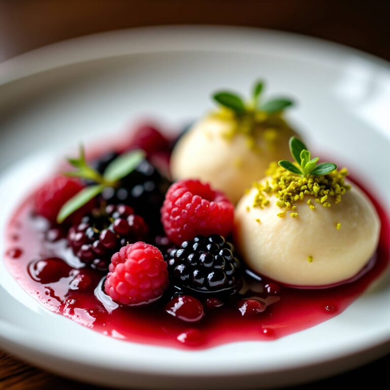 Griessköpfchen mit Beeren Rezept