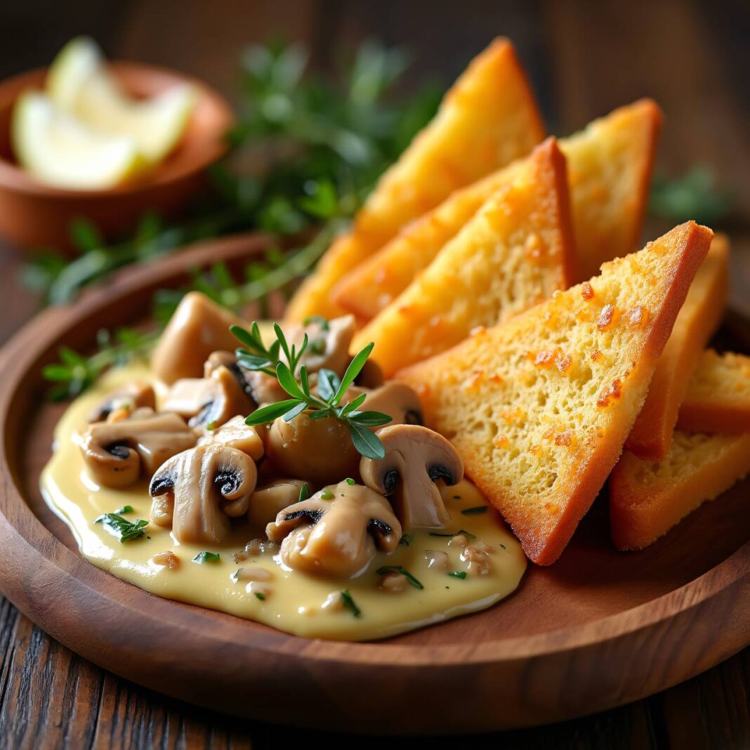 Griessschnitten mit Hühnergeschnetzeltem Rezept Griessschnitten mit Hühnergeschnetzeltem Rezept