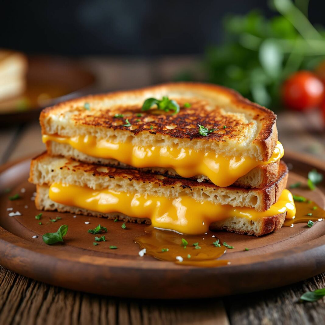 Grilled Cheese Sandwich Rezept Grilled Cheese Sandwich Rezept