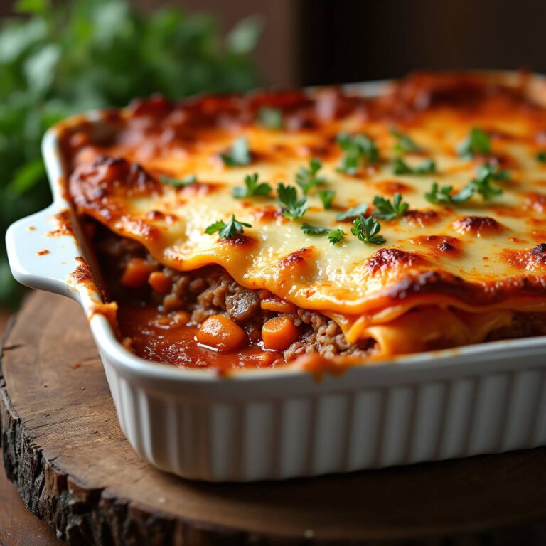 Grillfleisch-Lasagne Rezept