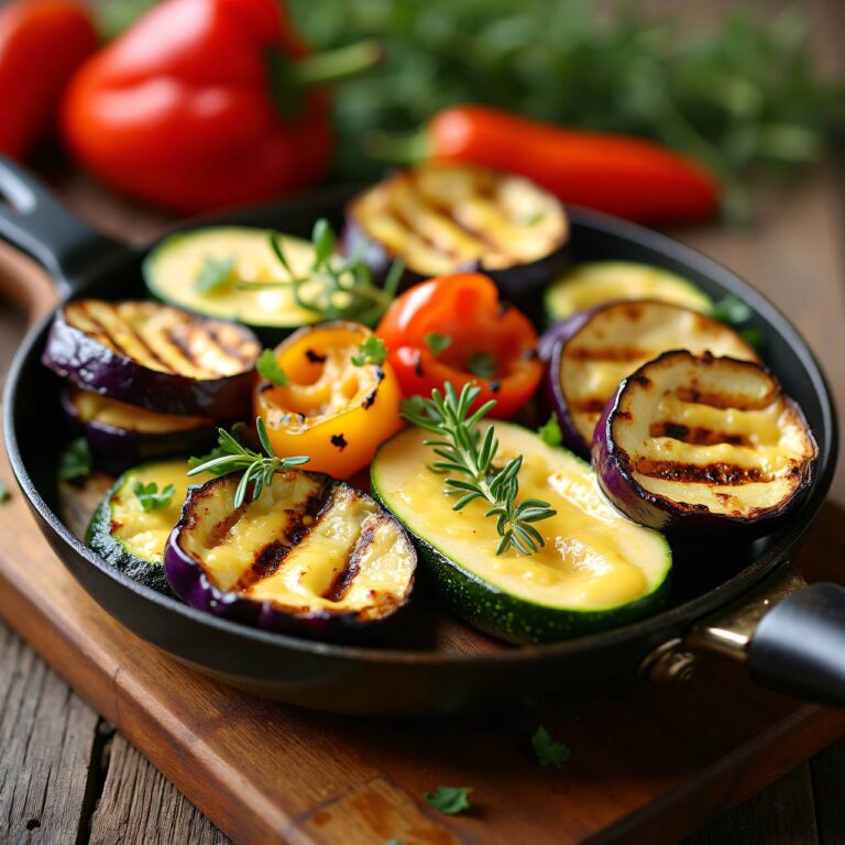 Grillgemüse mit Käse überbacken Rezept