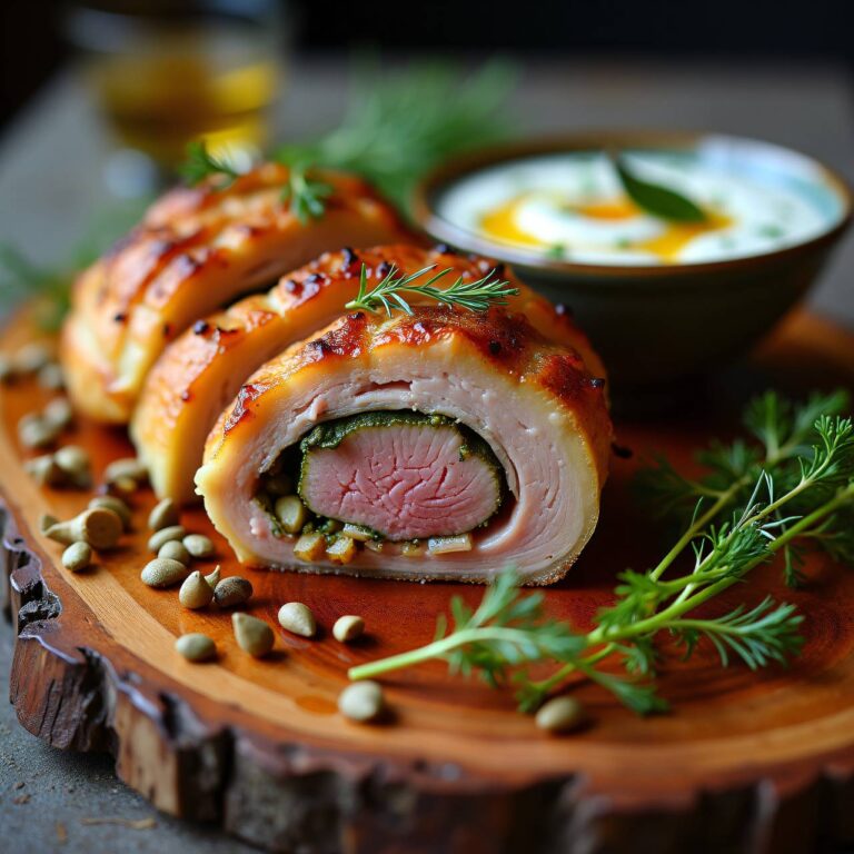 Grillierte Kalbsbrust mit Fenchel Rezept