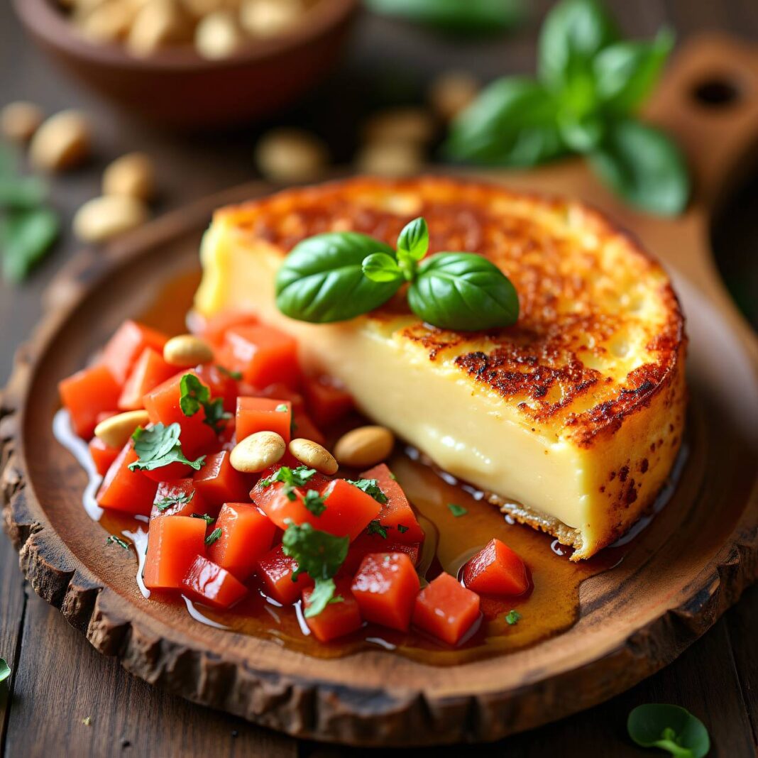 Grillkäse mit Salsa rossa Rezept Grillkäse mit Salsa rossa Rezept