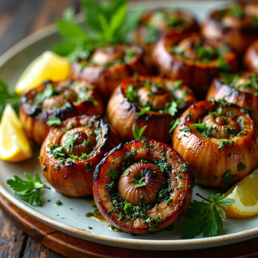 Grillschnecken mit Kräutermarinade Rezept Grillschnecken mit Kräutermarinade Rezept