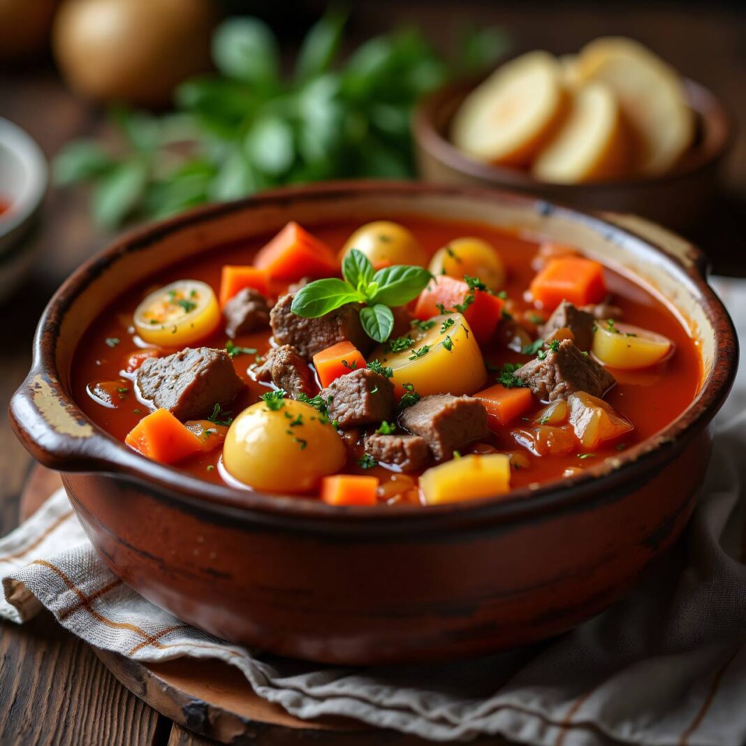 Gulascheintopf Rezept Gulascheintopf Rezept