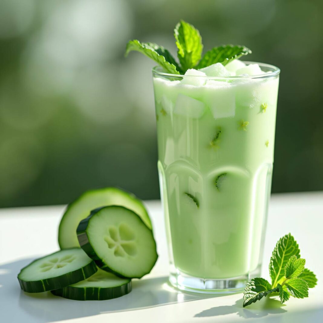 Gurken-Apfel-Drink Rezept Gurken-Apfel-Drink Rezept